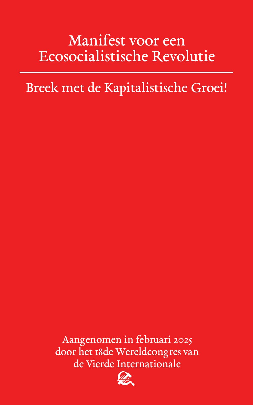 Manifest voor een Ecosocialistische Revolutie